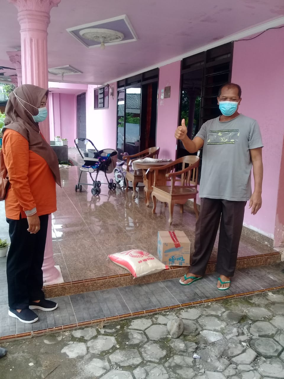 BANTUAN SEMBAKO TERKONFIRMASI POSTIF COVID-19