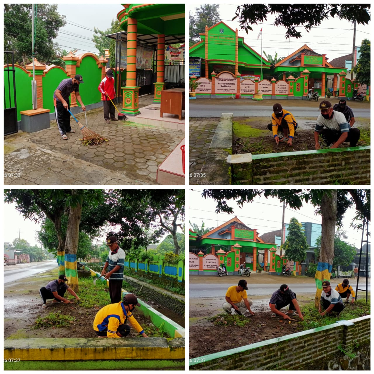 KEGIATAN JUMAT BERSIH PEMDES TAMANAN